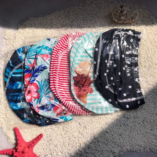 Adult cloth swimming cap fashionable unisex long hair swimming cap manufacturer supply wholesale solid color multi-color pattern stitching