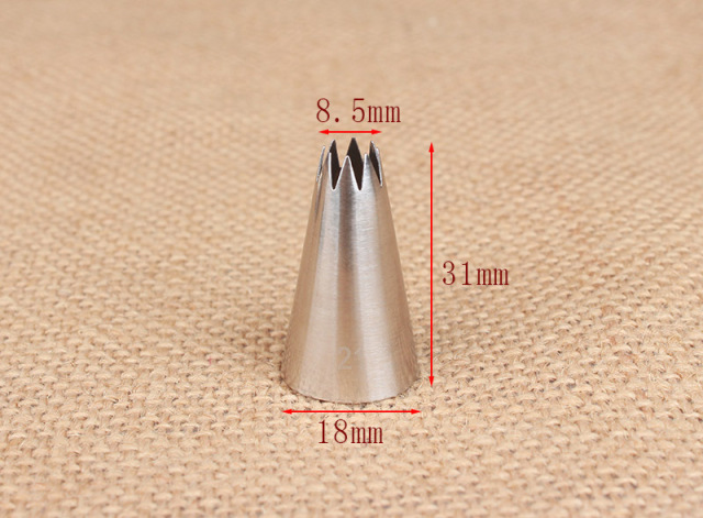 21 星形裱花嘴304不锈钢焊接奶油汽车花嘴烘焙工具小号 价格 厂家 哪里买 我有货 B 5yoho Cn