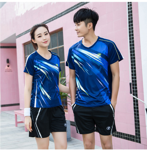 New Quick-Drying Badminton Suit Set for Men Summer Badminton Clothes for Men and Women Ping Pong Uniform Running Sportswear Dropshipping One Piece