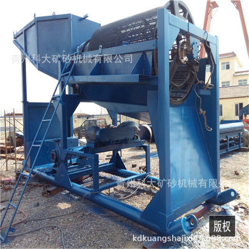 粗选沙金设备 大型淘金设备 苏里南陆上选沙金生产线