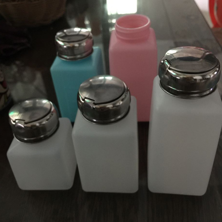 厂家直销密封塑料酒精瓶/铝头酒精瓶/铜头酒精瓶/4/6/8安士塑料瓶