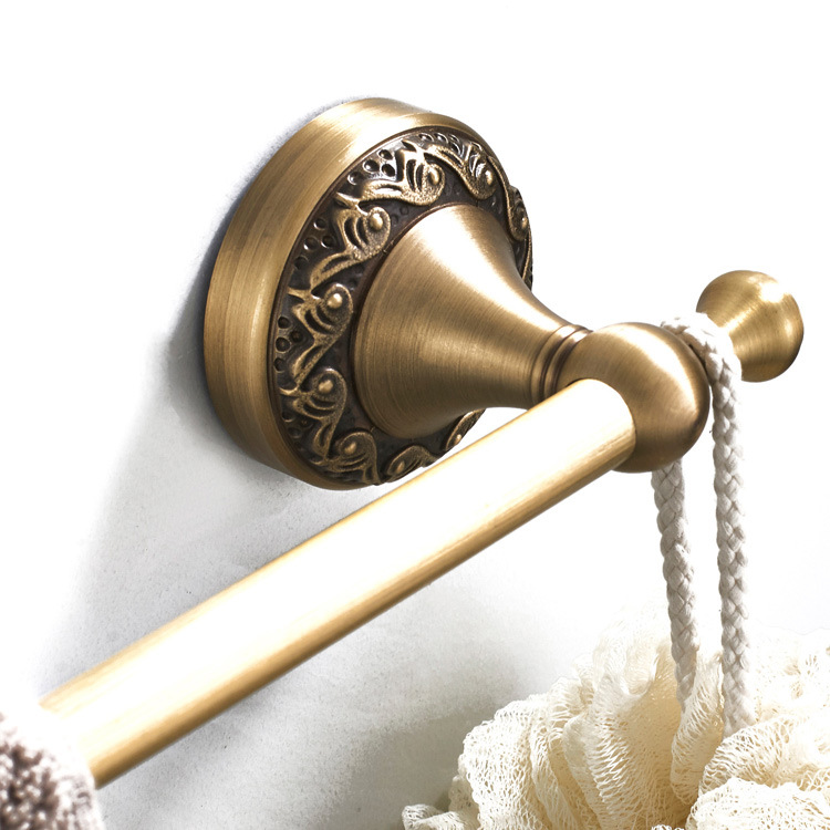 F8301全铜复古毛巾杆单杆毛巾架批发生产外贸一件代发(8)