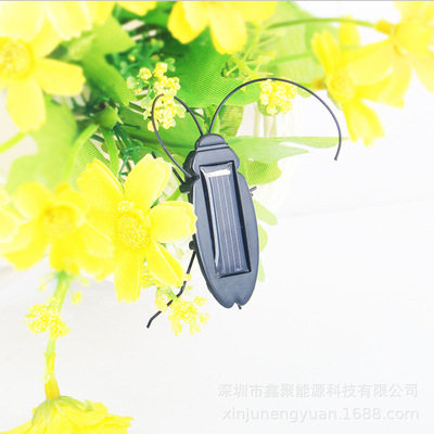 Manufactor Direct selling solar energy toy Cockroach simulation insect Tricky Puzzle Science and Education experiment Xiaoqiang toy gift