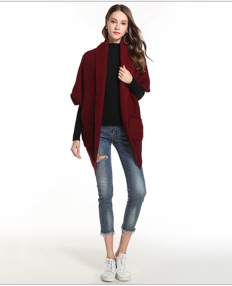 fashion solid color knitted cardigan   NSYH22111