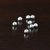 Fanju silver jewelry S925 Thai silver accessories 3mm sterling silver beads silver beads pure silver wholesale