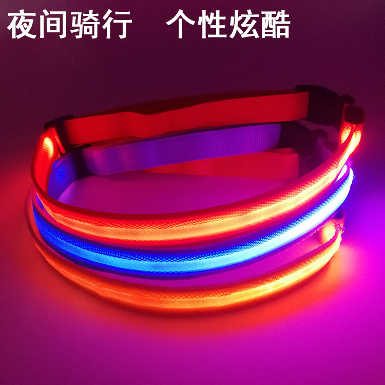 LED climbing belt with usb charger