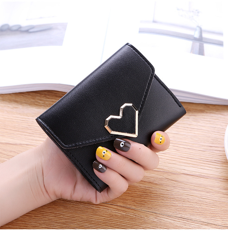 Women's Solid Color Pu Leather Buckle Wallets display picture 4