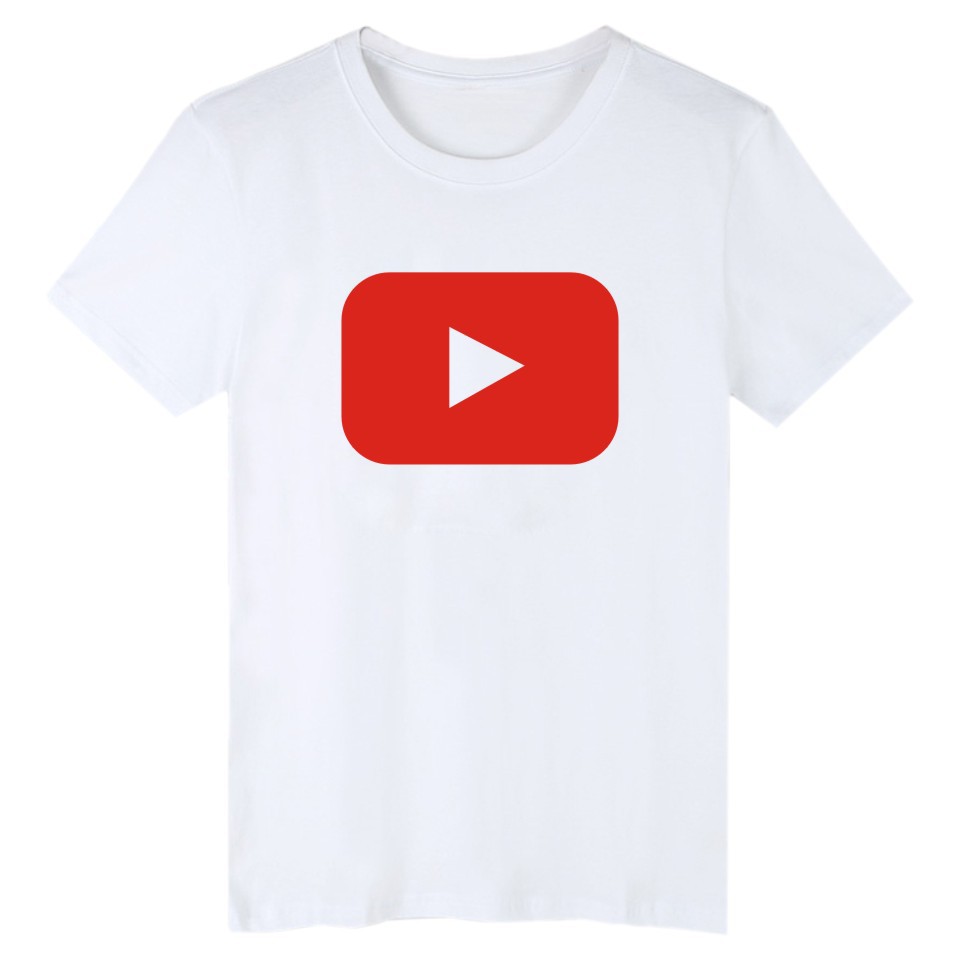 T-shirt col rond en coton Youtube - Ref 3423566 Image 45