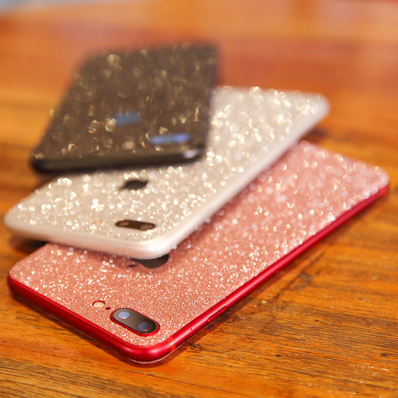 For Apple 13 film color film iphone7plus front and rear glitter x flash diamond matte film 12 protective film i8