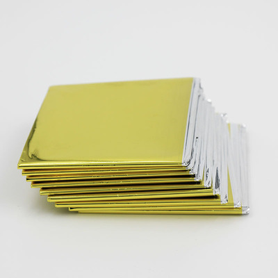 outdoors Sunscreen Emergency blanket Emergency blanket Lifesaving blanket Insulation blanket golden Reflective 210*160cm
