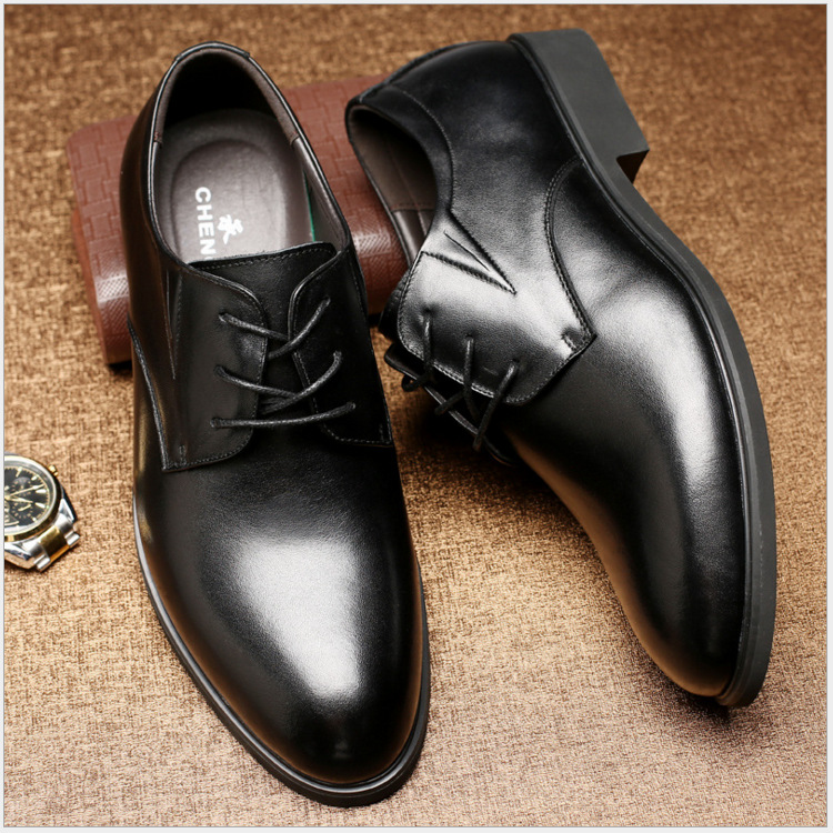 2018 new pattern quality goods genuine leather leather shoes formal wear man leather shoes leisure time ventilation Men's Shoes business affairs non-slip Round toe shoes