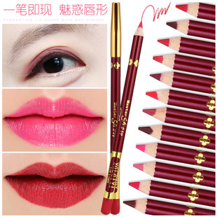 Semi-permanent genuine lip liner Eyebrow Pencil Waterproof durable positioning pen lip tattoo special Gou line Pen does not fade and does not faint