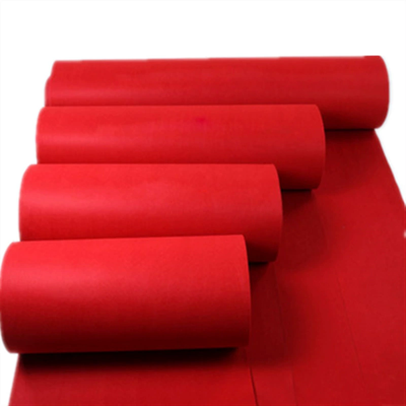 Thick red carpet for weddings grand openings shop entrance welcome stairs long-term use red carpet stage carpet