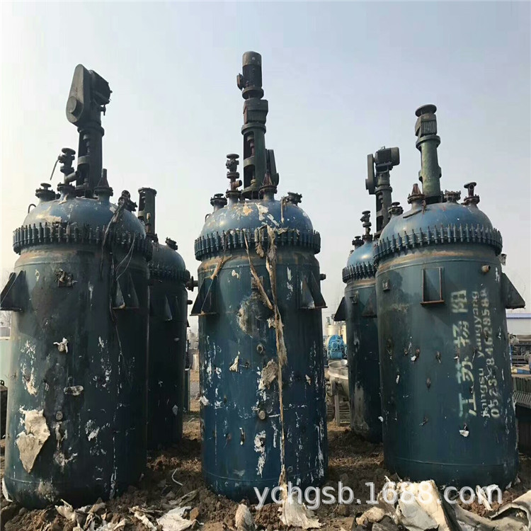 现货供应5吨10吨搪瓷反应釜 不锈钢反应釜化工制药工业搅拌反应釜