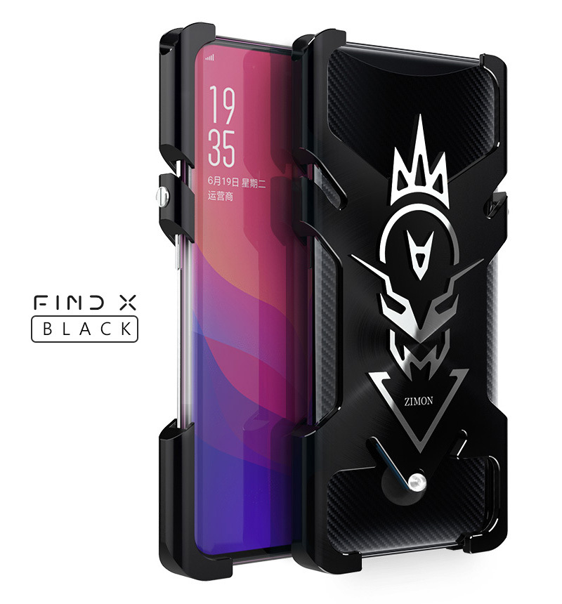 SIMON New THOR II Aviation Aluminum Alloy Shockproof Armor Metal Case Cover for OPPO Find X
