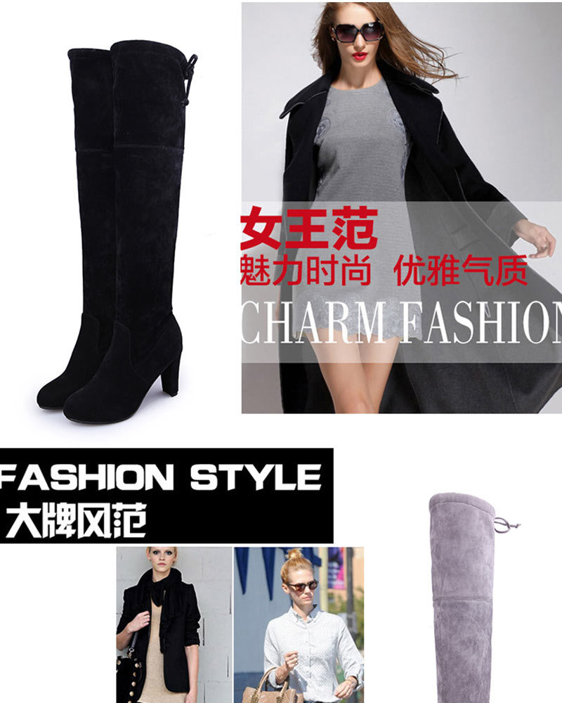 Bottes femme en Daim - Ref 3355151 Image 19