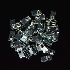 Car license plate clip fastening base license plate fixing iron plate clip automotive fastening clip iron clip holder