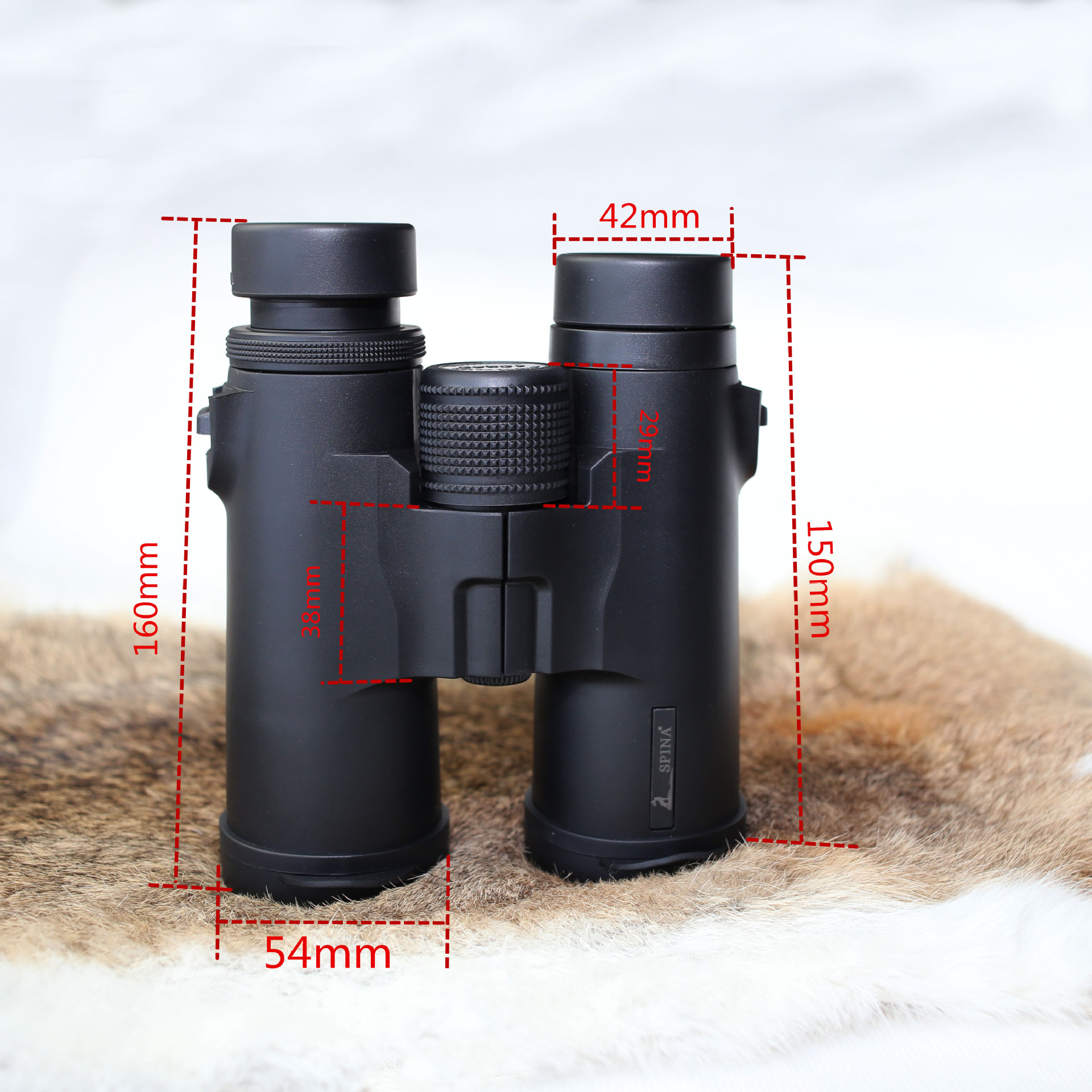 spina 10x42口径高清绿色镀膜防水望远镜