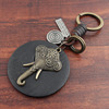 Brass retro ethnic keychain handmade, car keys, souvenir, ethnic style