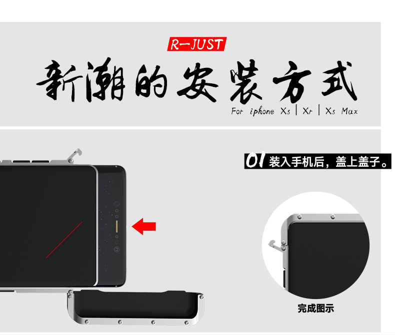 Armor King Iron Man Luxury Shockproof Stainless Steel 360° Rotating Metal Flip Case Cover for Samsung Galaxy S10 Plus & Samsung Galaxy S10