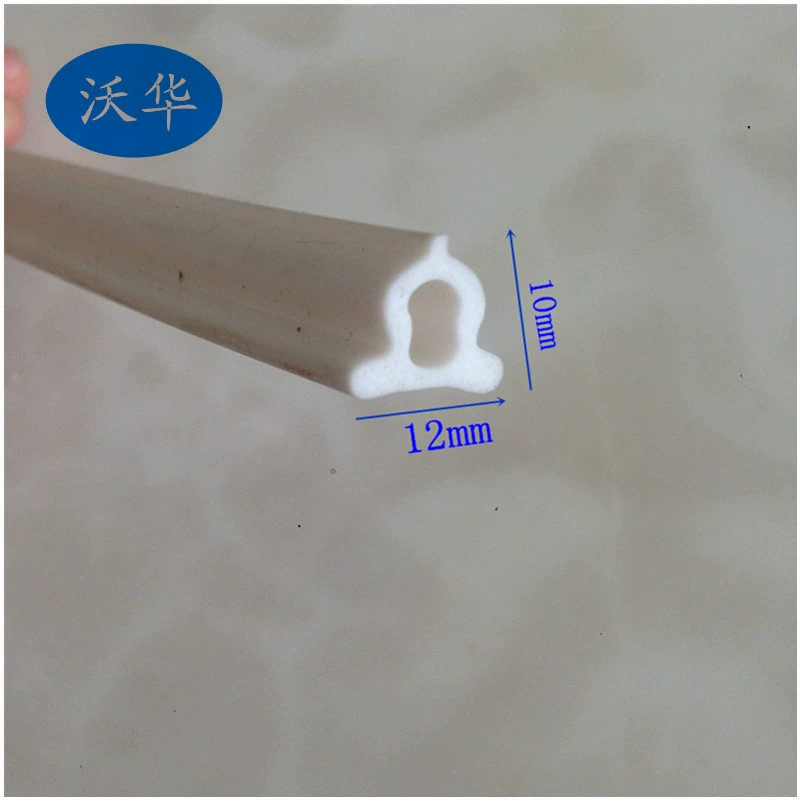 Молочно-белая силиконовая уплотнительная лента для дверей и окон Уплотнительная лента силиконового профиля специальной формы Силиконовая Водонепроницаемая Пыленепроницаемая уплотнительная лента