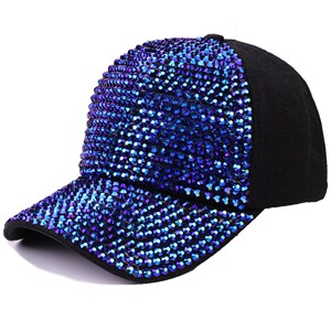 Women summer beach sunhats diamond inlaid baseball cap trend travel sun hat sun hat personalized customization