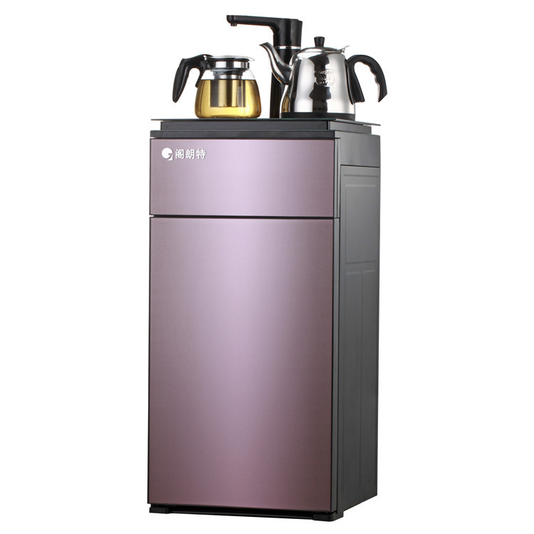 新款特价茶吧机家用立式饮水机下置水桶温热触屏童锁钢化玻璃双门|ms