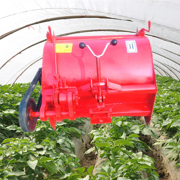 土豆杀秧机 花生秧/地瓜秧清理器 马铃薯打秧机四轮车带
