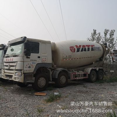 二手商混凝土攪拌車國四豪沃二手水泥攪拌車12方原車原版手續齊全
