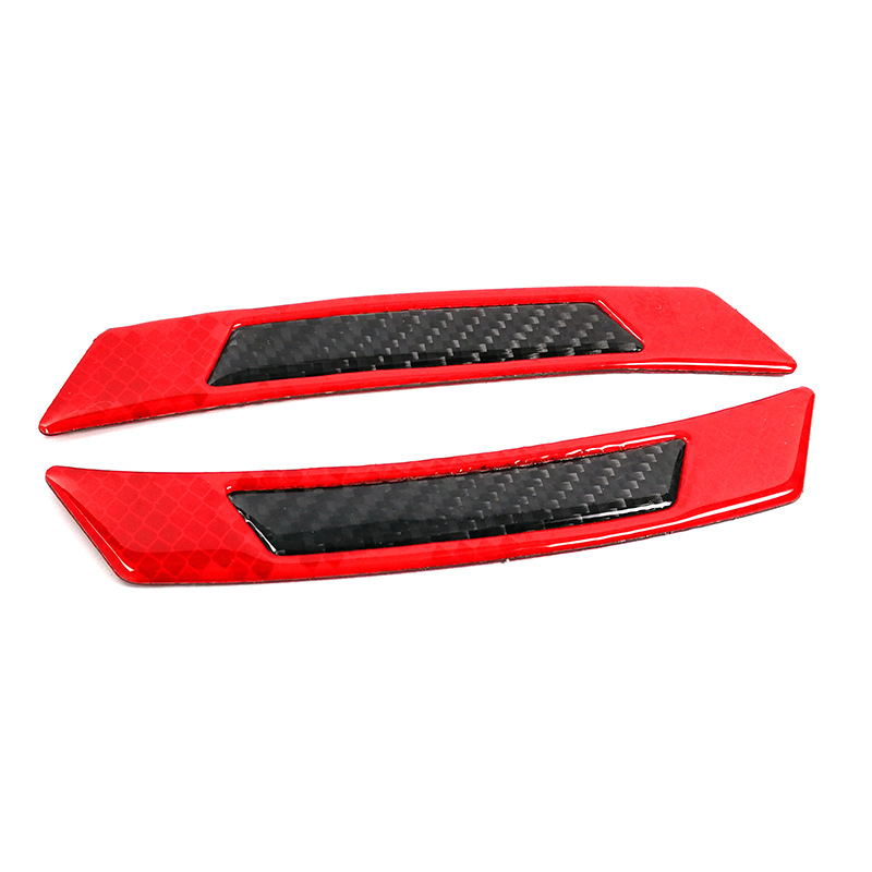 WRC carbon fiber door anti-collision rubber strip anti-scratch strip anti-scratch strip practical 4-piece anti-collision sticker
