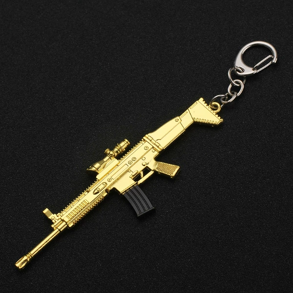 Golden automatic rifle