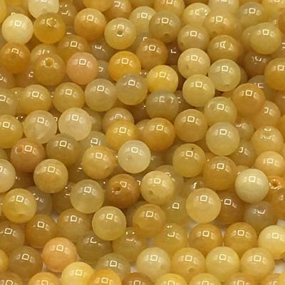 廠家批發黃玉珠散珠 老黃黃龍玉圓珠珠子 批發DIY飾品配件散珠