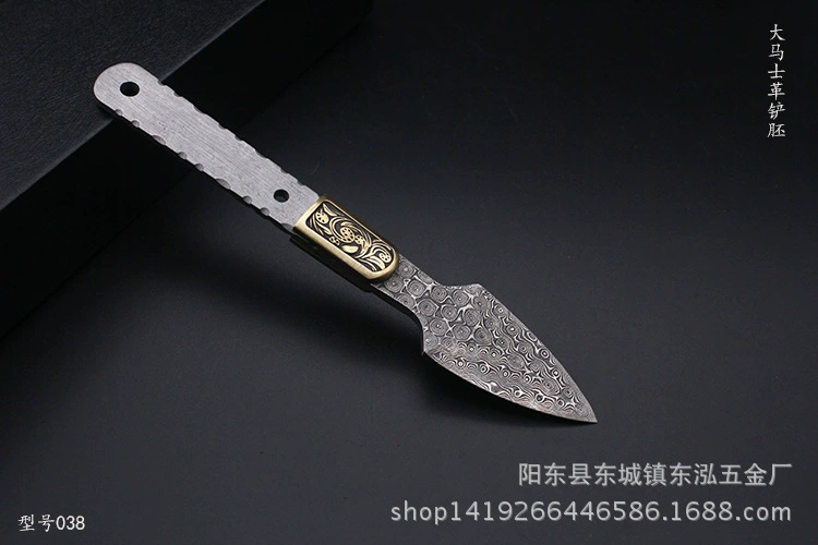 Медная серия Blossom Damascus чайной ножик Маленький черный чай меч чайная игла взрыв Klang 038
