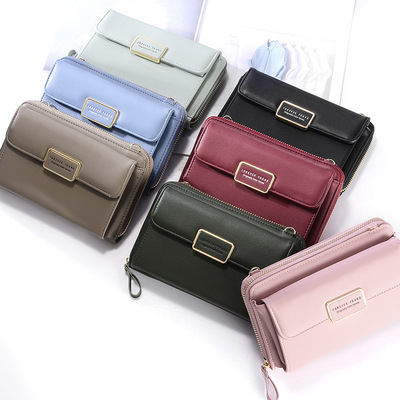 wholesale mobile phone Little bag 2021 new pattern Mini Korean Edition lovely Messenger wallet Mobile phone bag Dual use Cross section