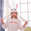 Trill Same item Red Rabbit Ears Hat Rabbit Ears lovely Meng Meng Plus velvet warm hat