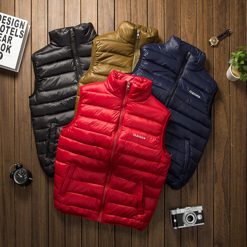 Baumwollweste Herren neue Herren koreanische Version der Baumwollweste Jugendpaarweste männliche große Weste Baumwollkleidung Flut_voghion.com