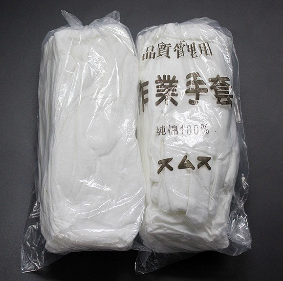 Хлопчатобумажные перчатки белые охраны труда толстый хлопок работы тонкий средний толстый текст этикет играть качество инспекции перчатки оптом