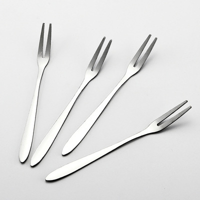 Fruit fork Fork Stainless steel originality fashion Korean suit Fruit sign fruit Dessert Cake fork