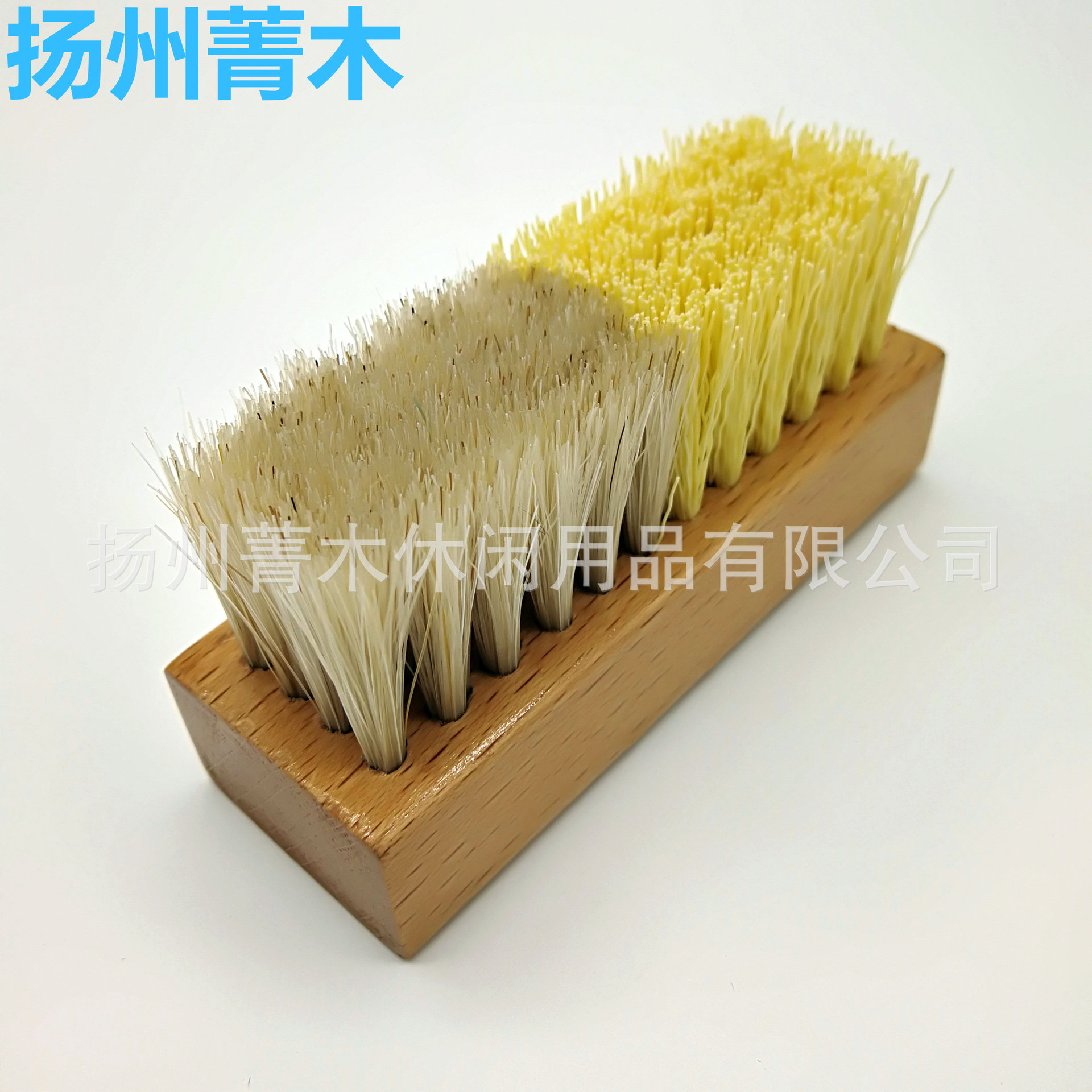 Wooden Shoe brush shoe washing care suit white shoe cleaning agent brush dust brush horse hair brush Beech Lotus Wood