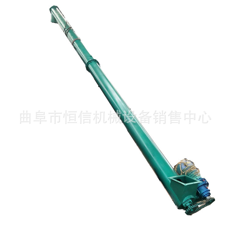 非标定制 水泥粉加厚管式螺旋输送机生产厂家 木屑锯末输送机厂家