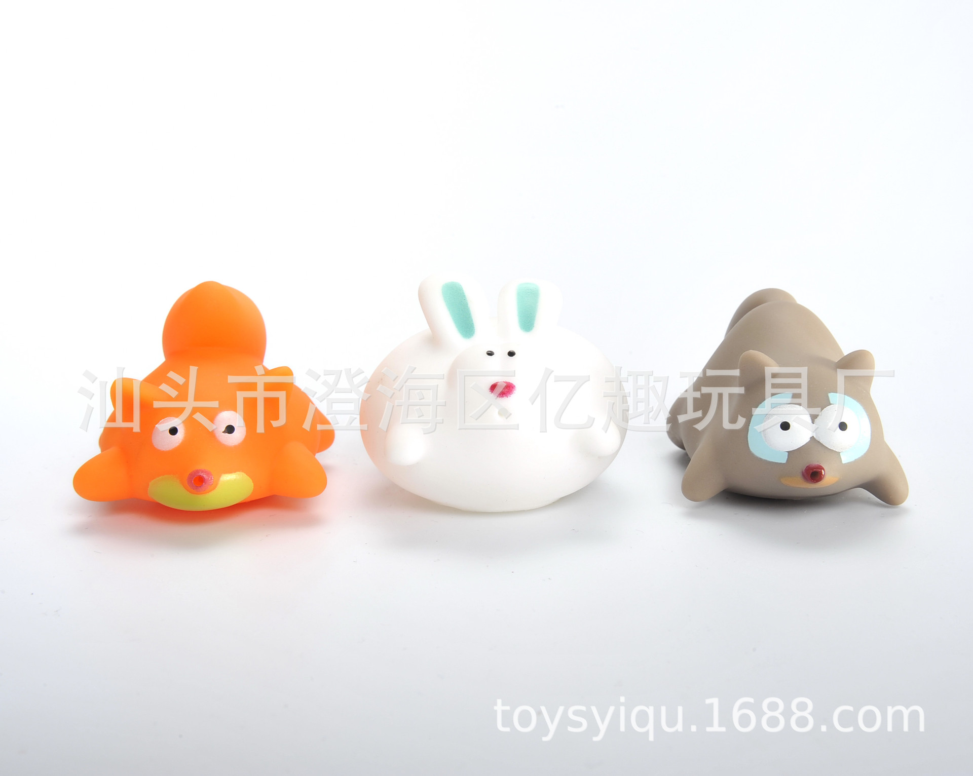 宝宝洗澡玩伴澡盆沐浴玩具 搪胶喷水 水壶浇花系列套装玩具