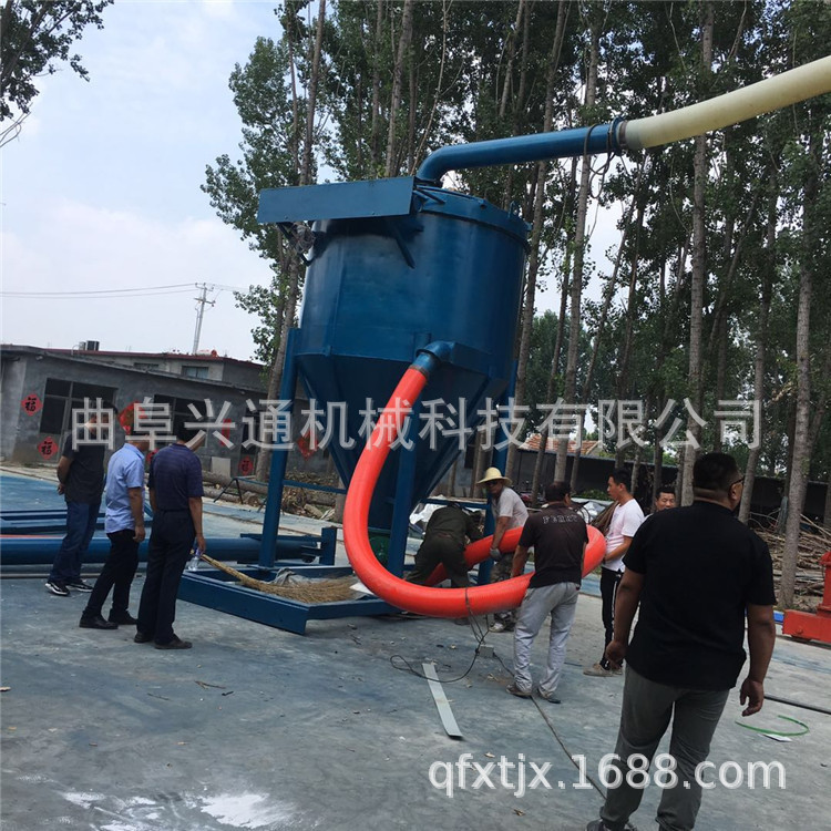 粉煤灰装罐用的除尘型的气力输粮机