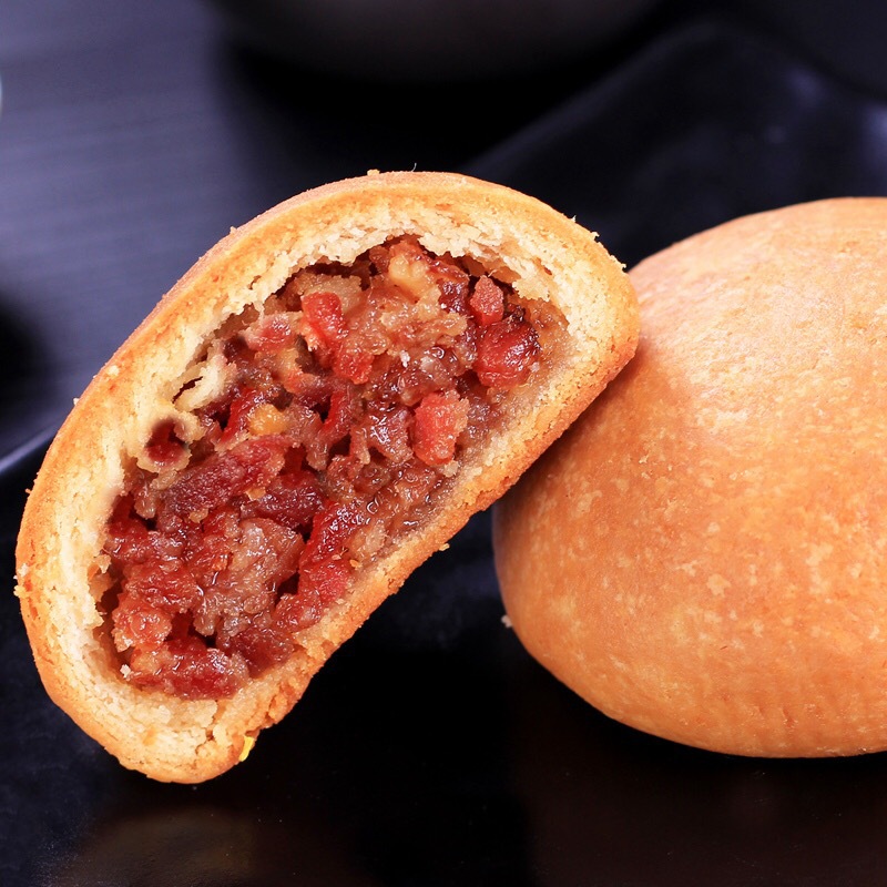 10个起包邮 云腿月饼 云南特产滇式火腿饼 中秋月饼 50克/个