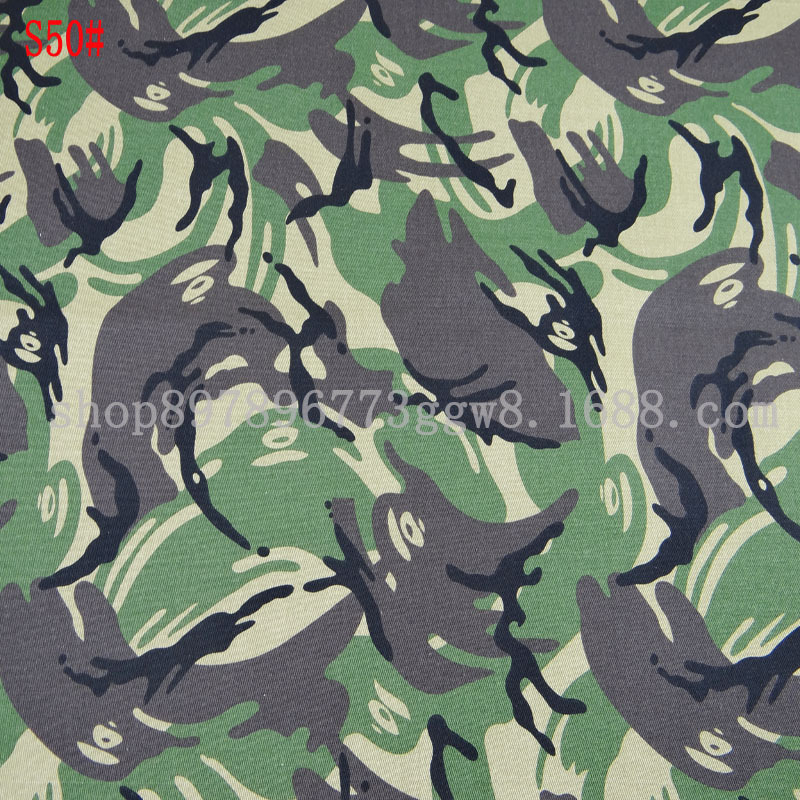 厂家现货纯棉梭织斜纹AaPe迷彩印花面料 108*56纱卡迷彩 城市迷彩