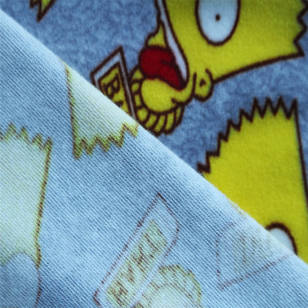 现货供应四面弹剪毛绒 氨超 银狐绒 印花 素色双面印花双面素色