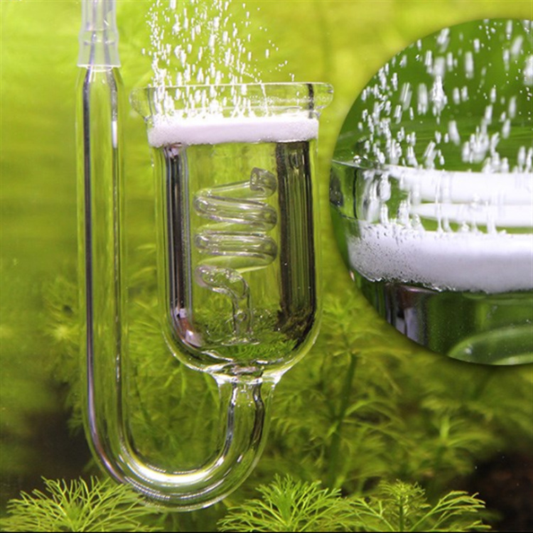 水族器材细化器CO2扩散器圆底细化器水草缸二氧化碳co2细化扩散器