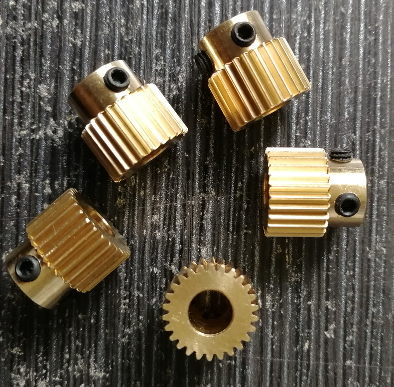 厂家直供3D打印机配件 26齿 进料齿轮 黄铜专用挤出齿轮 齿轮