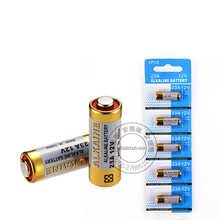 掛卡23A12V電池 加工定制5粒中性彩色掛卡12V23A組合電池