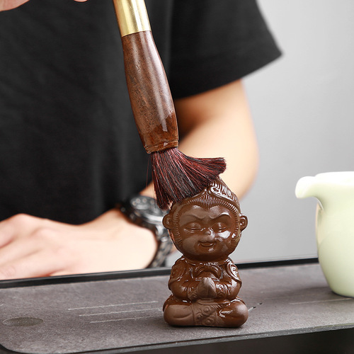 Kung Fu tea set accessories set pot pen tea sweep tea pen sweep water brush tea brush tea tray tea ceremony tea table spare parts for home use