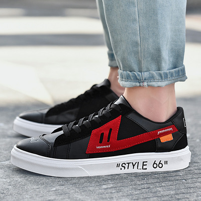 回天之力爆款学生板鞋抖音同款潮流小白鞋韩版透气运动休闲男鞋子